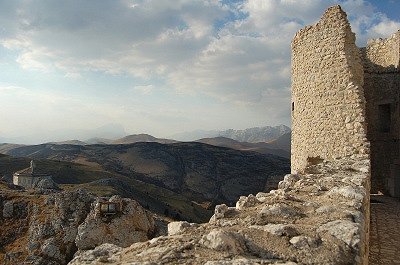 Rocca di Calascio (Abruzzen, Itali); Rocca di Calascio (Abruzzo, Italy)