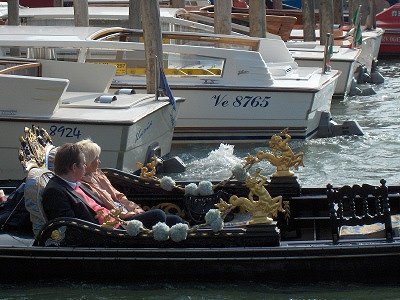 In een gondel (Veneti, Itali), In a gondola (Venice, Italy)