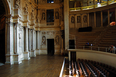 Teatro Olimpico, Vicenza, Veneto, Itali; Teatro Olimpico (Andrea Palladio), Vicenza, Italy