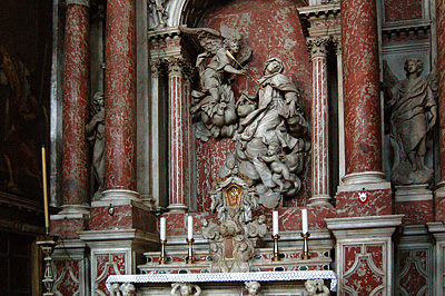 Chiesa degli Scalzi: Extase v.d.Heilige Theresia.; Scalzi (Venice, Italy)