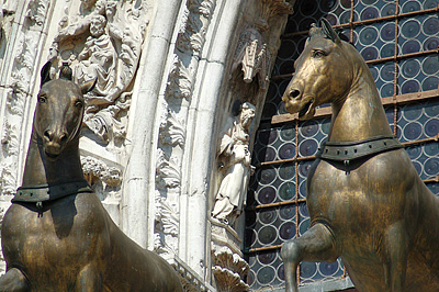 Paarden van San Marco, Veneti, Itali; San Marco, Venice