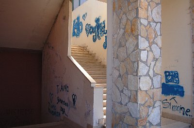 Stadhuis van Laviano, (Campani, Itali), Town Hall in Laviano, (Campania, Italy)