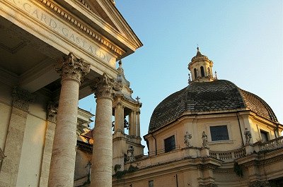 Piazza del Popolo (Rome, Itali); Piazza del Popolo (Italy, Latium, Rome)