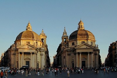 Piazza del Popolo (Rome, Italië), Piazza del Popolo (Italy, Latium, Rome)