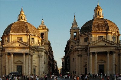 Piazza del Popolo (Rome, Itali); Piazza del Popolo (Italy, Latium, Rome)