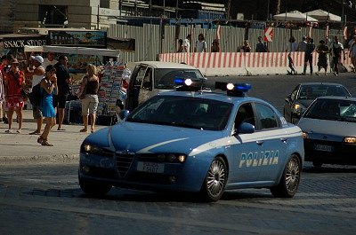 Alfa 159 polizia (Rome, Itali), Alfa 159 polizia (Italy, Latium, Rome)