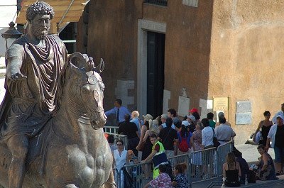 Piazza del Campidoglio (Rome, Itali); Piazza del Campidoglio (Italy, Latium, Rome)