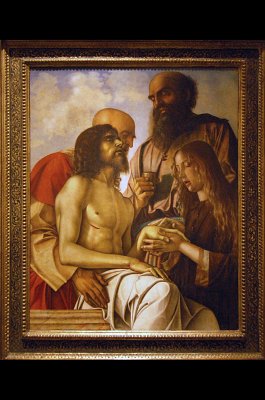 Giovanni Bellini. Bewening van Christus, Rome., Giovanni Bellini. Lamentation of Christ, Rome.