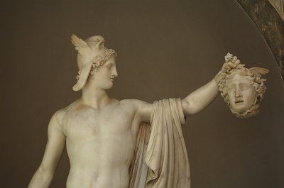 Antonio Canova: Perseus met het hoofd van Medusa, Antonio Canova: Perseus with head of Medusa.