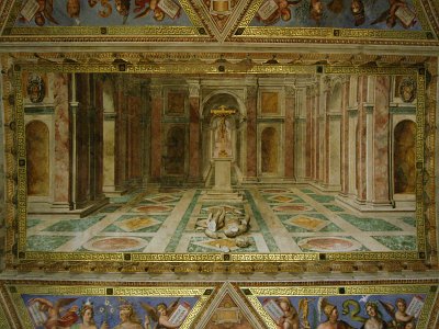 Kamer van Constantijn, Vaticaanse musea, Rome, Room of Constantine, Vatican Museums, Rome