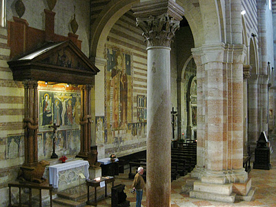 Basilica di San Zeno, Verona, Veneto, Itali; Basilica of San Zeno (San Zenone), Verona