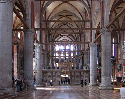Chiesa dei Frari (Frari-kerk) Venetië, Italië, Frari (Venice, Italy)