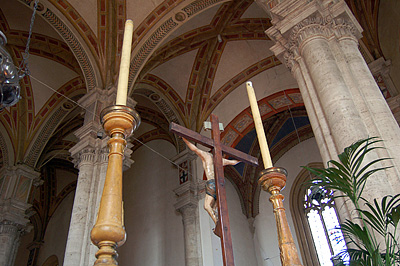 Co-kathedraal van Pienza (SI, Toscane, Itali), Pienza Cathedral (SI, Tuscany, Italy)