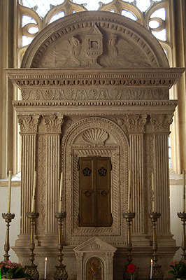 Co-kathedraal van Pienza (SI, Toscane, Itali), Pienza Cathedral (SI, Tuscany, Italy)