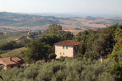 Landschap bij Montepulciano (SI, Toscane, Italië); Landscape near Montepulciano (SI, Tuscany, Italy)