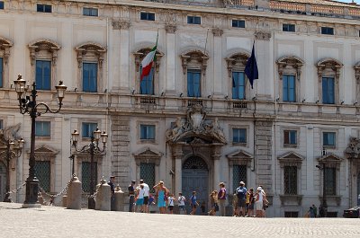Palazzo della Consulta (1735), Rome Itali.; Palazzo della Consulta (1735), Rome, Italy.