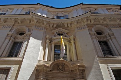 Palazzo di Propaganda Fide. Rome, Itali, Palazzo di Propaganda Fide, Rome, Italy