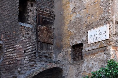 Via di S.Angelo in Pescheria, Rome, Itali, Via di S.Angelo in Pescheria, Rome, Italy