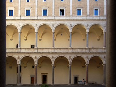 Palazzo della Cancelleria, Rome, Itali.; Palazzo della Cancelleria, Rome, Italy.