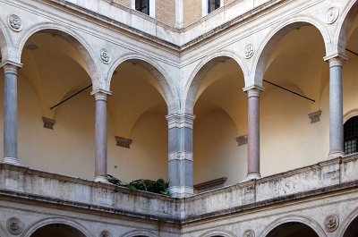 Palazzo della Cancelleria, Rome, Italië., Palazzo della Cancelleria, Rome, Italy.