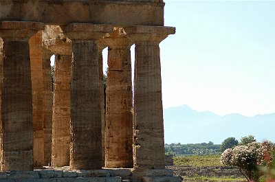 Tempel van Poseidon, Paestum (Campani. Itali); Temple of Poseidon, Paestum (Campania, Italy)