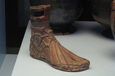Terracotta voet, Paestum (Campani. Itali), Foot, Paestum (Campania, Italy)