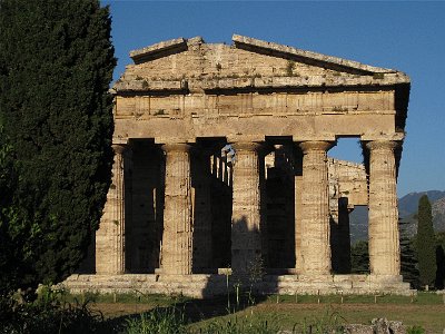 Tempel van Poseidon, Paestum (Campani. Itali); Temple of Poseidon, Paestum (Campania, Italy)