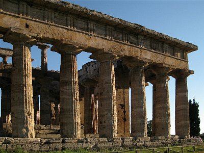 Tempel van Poseidon, Paestum (Campanië. Italië); Temple of Poseidon, Paestum (Campania, Italy)