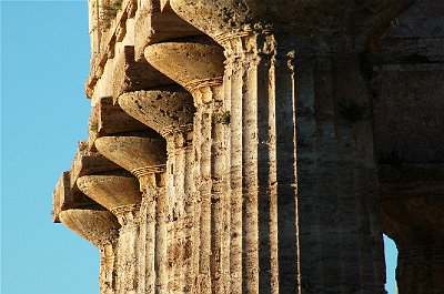 Tempel van Poseidon, Paestum (Campani. Itali); Temple of Poseidon, Paestum (Campania, Italy)
