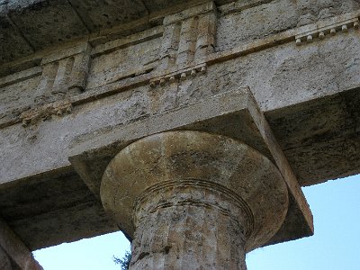 Tempel van Poseidon, Paestum (Campani. Itali); Temple of Poseidon, Paestum (Campania, Italy)