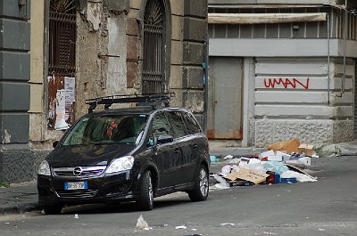 Vuilnis, Napels (Campani); Waste, Naples (Campania, Italy)