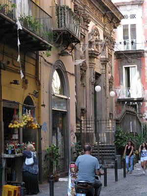 Via dei Tribunali, Napels (Campani); Via dei Tribunali, Naples (Campania, Italy)