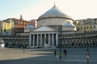 Piazza Plebiscito, Napels (Campanië); Piazza Plebiscito, Naples (Campania, Italy)