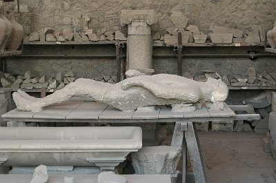 Gipsafgietsel, Pompeii; Plaster cast, Pompeii