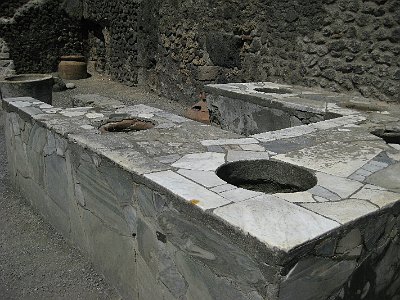 Thermopolium, Pompeii, Campani, Itali, Thermopolium, Pompeii, Campania, Italy