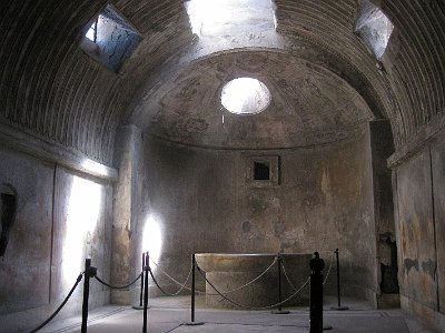 Thermen van het Forum (Pompeii, Campani, Itali); Forum baths (Pompeii, Campania, Italy)