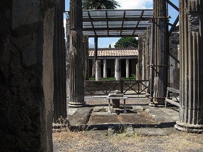 Romeins huis, Pompeii, Campani, Itali, Roman house, Pompeii, Campania, Italy