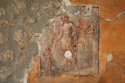 Fresco, Pompeii, Campani, Itali; Fresco, Pompeii, Campania, Italy