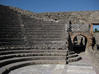 Klein Theater, Pompeii, Campani, Itali; Little Theatre, Pompeii, Campania, Italy