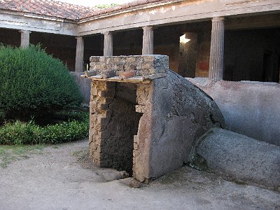 Villa van de Mysterin, Pompeii, Campani, Itali; Villa of the Mysteries, Pompeii, Campania, Italy