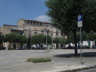 Piazza Guglielmo Marconi, Aversa, Campani, Itali, Piazza Guglielmo Marconi, Aversa, Campania, Italy