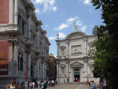 Kerk en Scuola Grande di San Rocco, Veneti; Scuola Grande di San Rocco, Venice, Italy