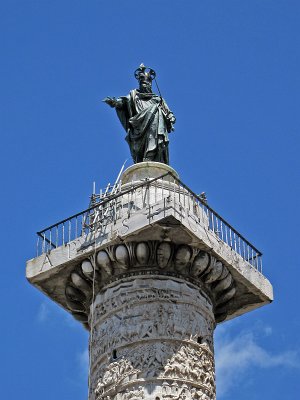 Zuil van Trajanus (Rome, Itali); Trajan