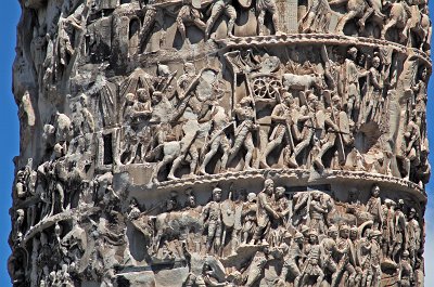 Zuil van Trajanus (Rome, Itali); Trajan