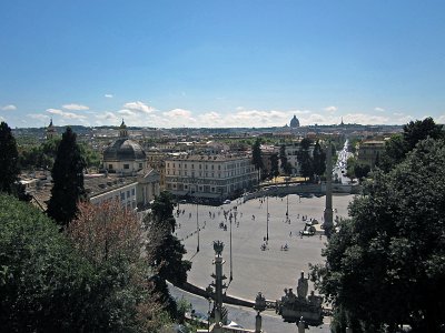 Piazza del Popolo (Rome, Itali), Piazza del Popolo (Italy, Latium, Rome)