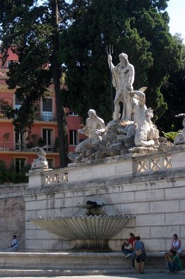 Neptunusfontein (Piazza del Popolo, Rome), Fountain of Neptune (Piazza del Popolo, Rome)