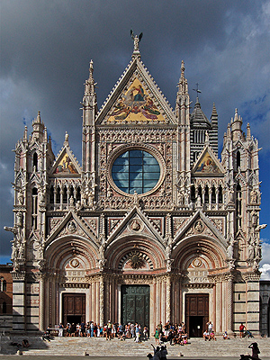 Dom van Siena, Toscane, Itali; Siena Cathedral, Tuscany, Italy