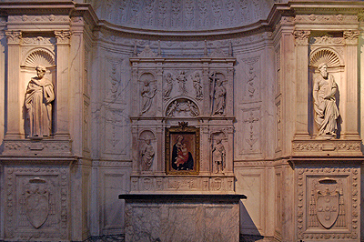 Piccolomini-altaar ,Dom van Siena, Toscane, Itali; Piccolomini altar, Siena Cathedral, Tuscany, Italy