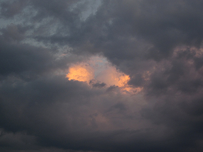 Wolken boven Siena, Toscane, Itali�; Clouds over Siena, Tuscany, Italy