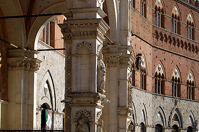 Palazzo Pubblico, Il Campo, Siena, Toscane, Itali, Palazzo Pubblico, Il Campo, Siena, Tuscany, Italy